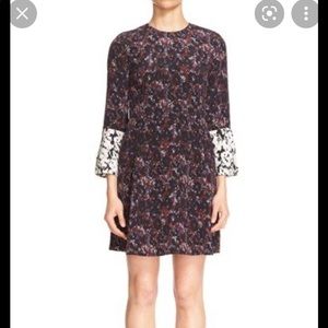 Elegant Floral Print Dress